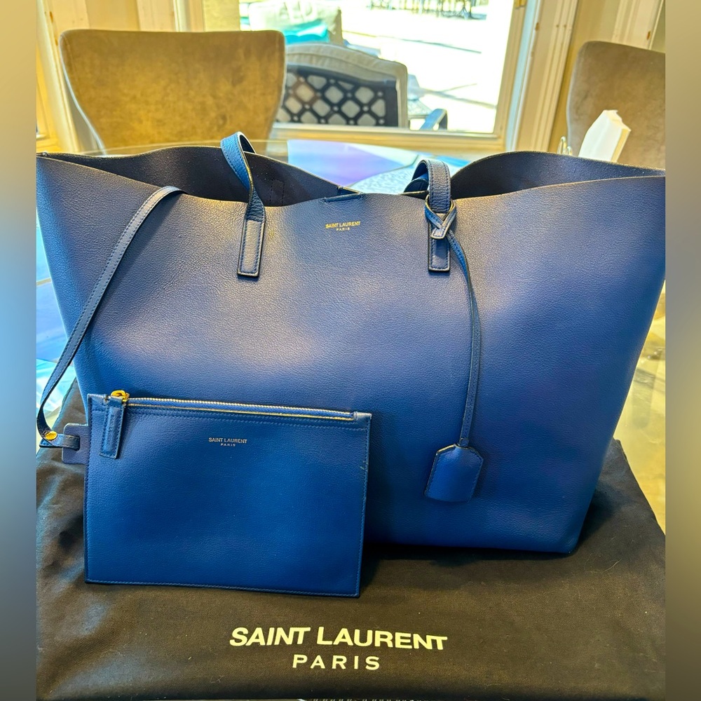 100% Authentic YVES SAINT LAURENT shopper bag